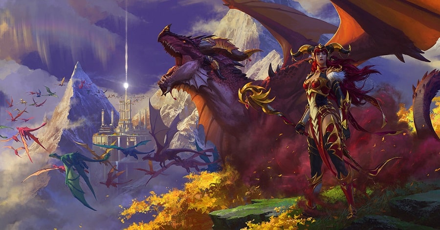 سی دی کی اورجینال World of Warcraft Dragonflight